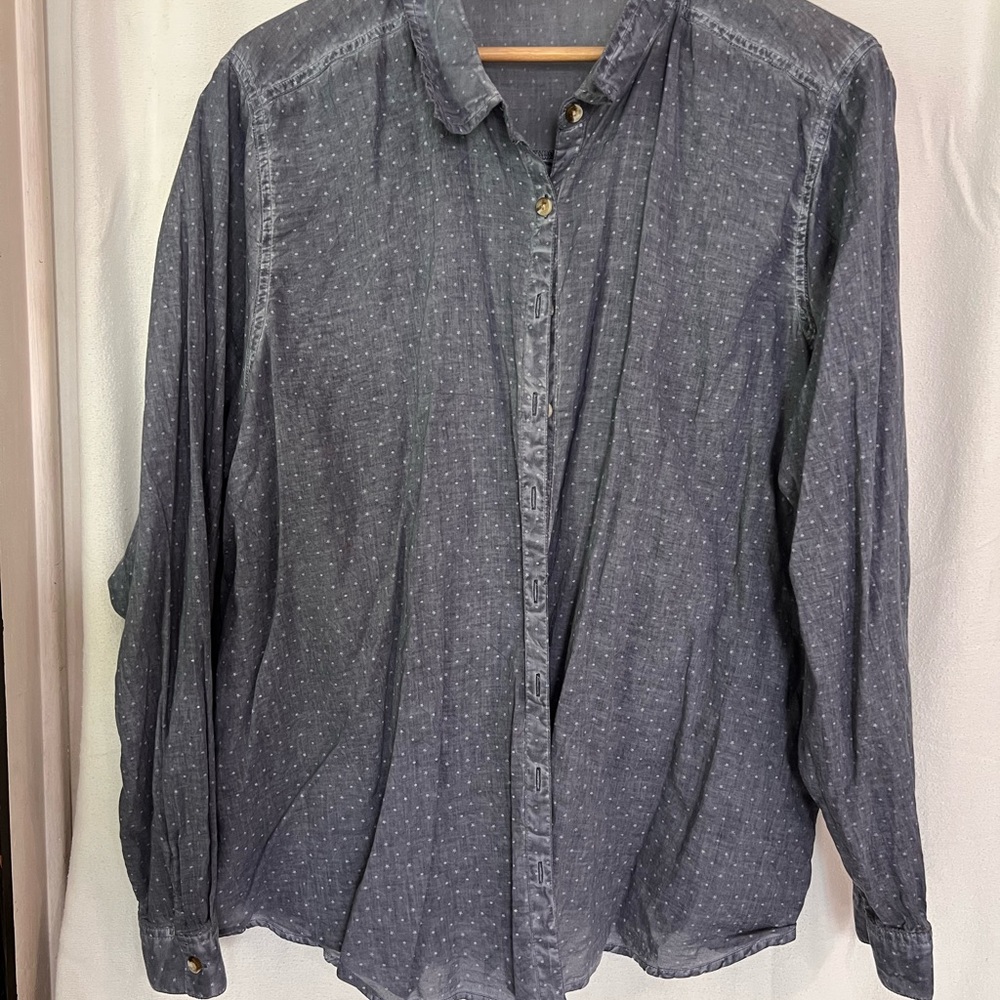 Maurice’s sheer button down top